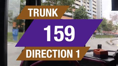 Sbs Transit Trunk Direction Bus Service Route Visual Youtube