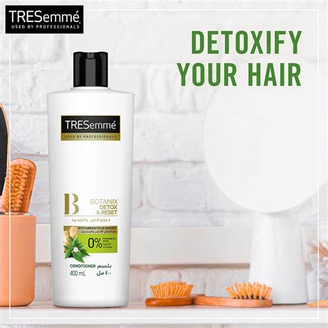 Tresemme Botanix Natural Detox And Reset Conditioner With Green Tea And Ginger 400 Ml Online At Best