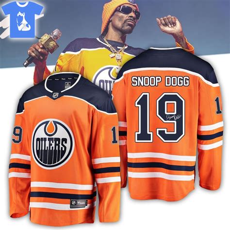 Edmonton Oilers Snoop Dogg Signature Jersey 2024 Shibtee Clothing