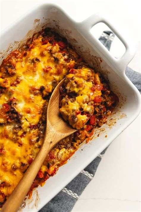 Easy Keto Ground Beef Taco Casserole Recipe Low Carb With Jennifer