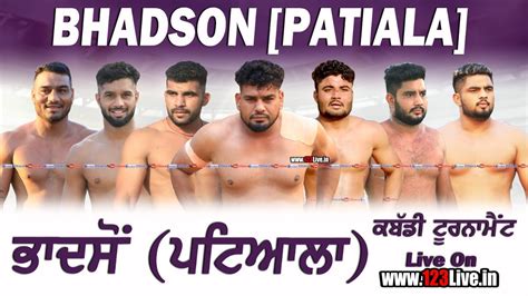 Live Bhadson II Patiala Kabaddi Tournament 14 10 2023