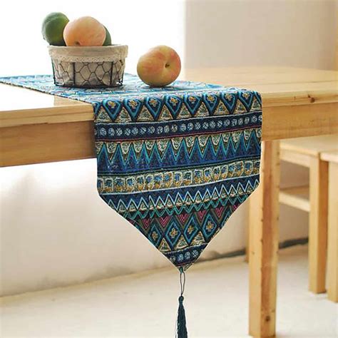 Blue Boho Table Runner | Kalamandala Australia