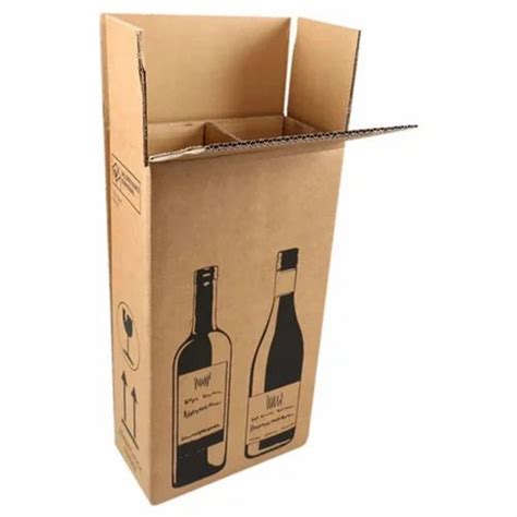 Wine Bottle Corrugated Box At Rs 12 Piece In Nashik ID 27255133488