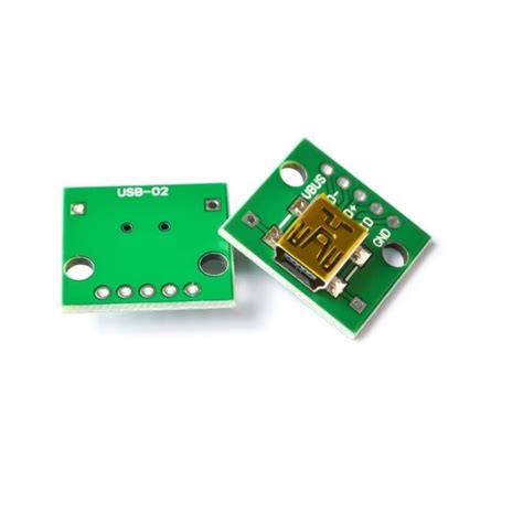 Puerto mini USB con PCB 
