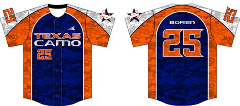 Texas Camo 2017 Custom Camo Baseball Jerseys