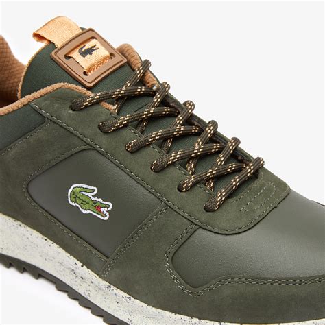 Men's Lacoste Joggeur 2.0 Leather and Nubuck Outdoor Shoes - Men's ...