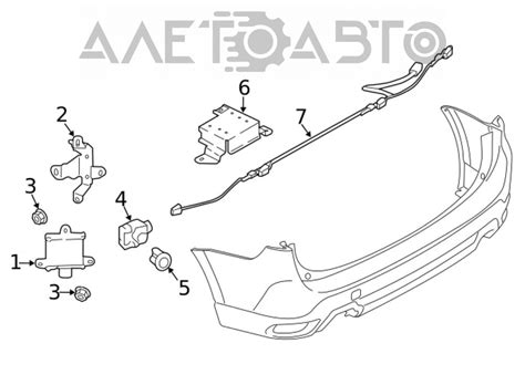 Датчик слепых зон левый Subaru Forester 19- SK 87611FL000 артикул ...