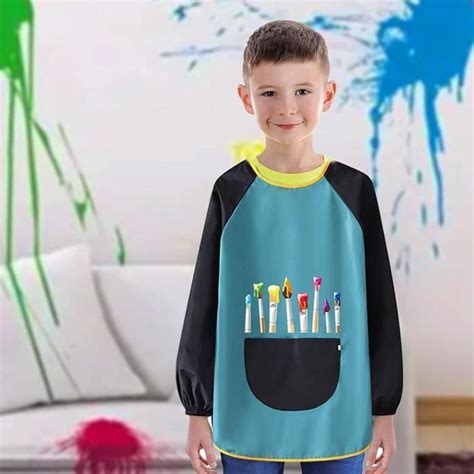 Tablier De Peinture Pour Enfants Tablier Blouse De Peinture Enfant