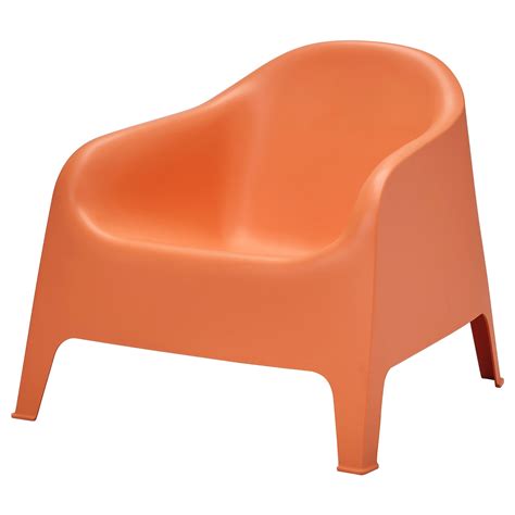 Skarp Poltrona Exterior Laranja Ikea