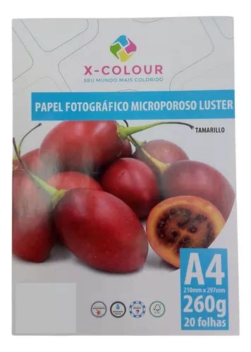 20 Papel A4 Fotográfico Microporoso Luster 260g Profissional MercadoLivre