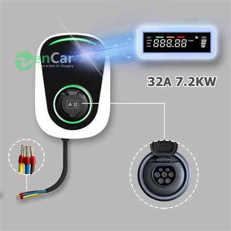 Kw Wallbox A Ev Charging Station With Type Socket Ev Wallbox