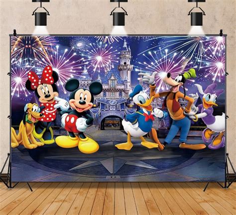 Cartoon Disney Castle Photography Backdrop Custom Backdrop Etsy