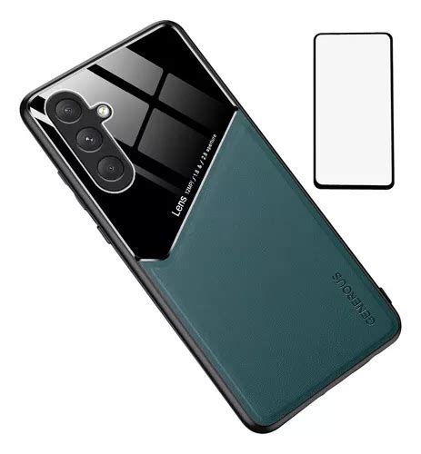 Funda Protectora Magnética Para Samsung A54 5g Mica 9d Meses Sin