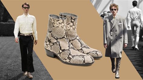 Snakeskin Boots Are The Most Dangerous Trend In Menswear Right Now GQ