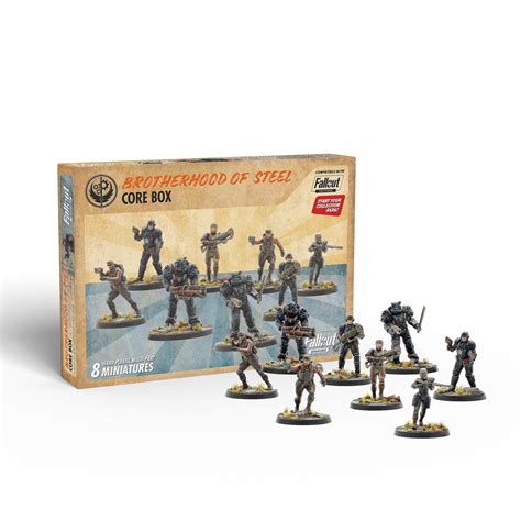 Fallout: Miniatures - Brotherhood of Steel Core Set (Plastic
