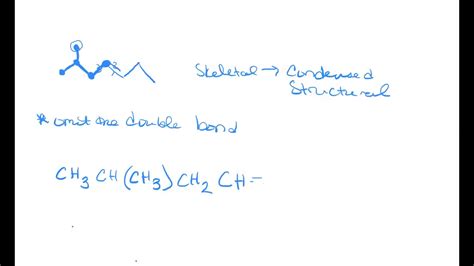 How To Write Condensed Structural Formulas In Mastering Chemistry Youtube