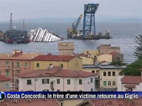 Costa Concordia L Le Du Giglio Comm More Le Premier Annivesrsaire Du