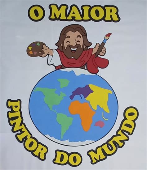 O Maior Pintor Do Mundo Em E V A Produtos Elo7