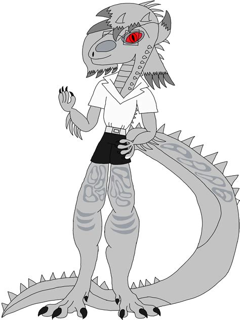 Me As A Lizard Anthro [i Rex] 2 [shorts] [2] By Hubfanlover678 On