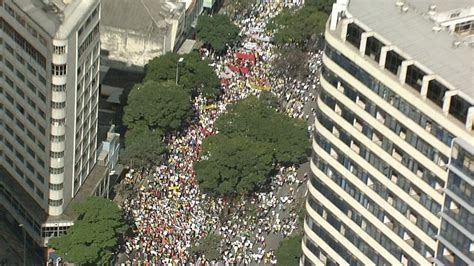 V Deo Veja Imagens A Reas Da Manifesta O Em Belo Horizonte Neste