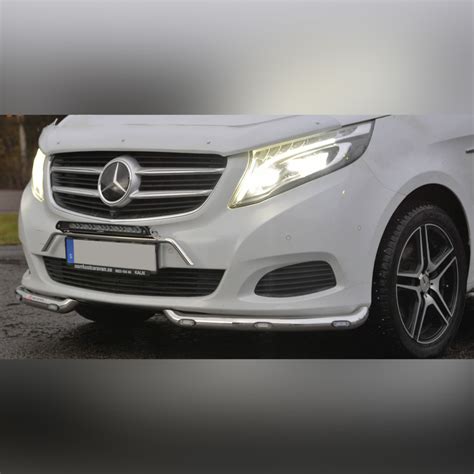 Barre Sous Pare Choc Inox Mercedes Vito 2014