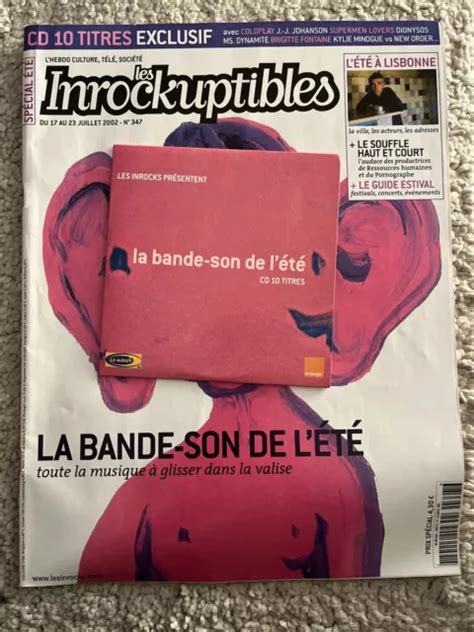 Les Inrockuptibles Lot Cd N Dionysos In Dit Coldplay Kylie Minogue