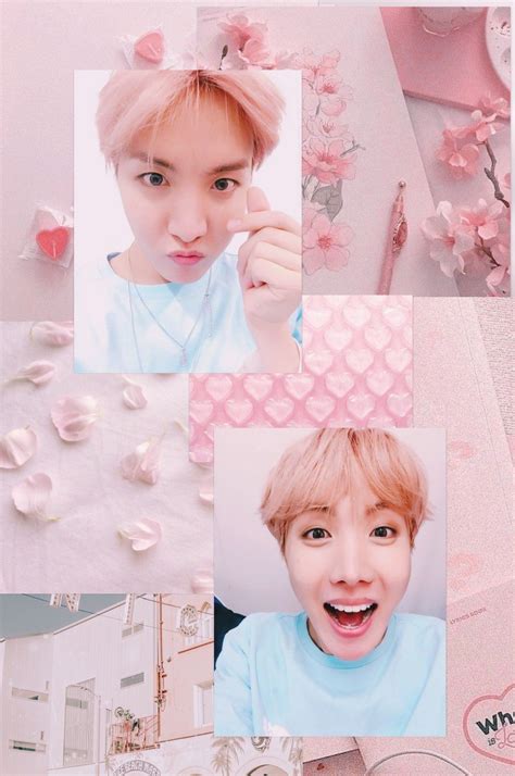 Jhope Aesthetic Wallpaper Pink