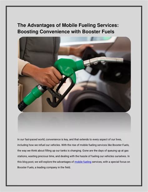 Ppt The Advantages Of Mobile Fueling Services Boosting Convenience