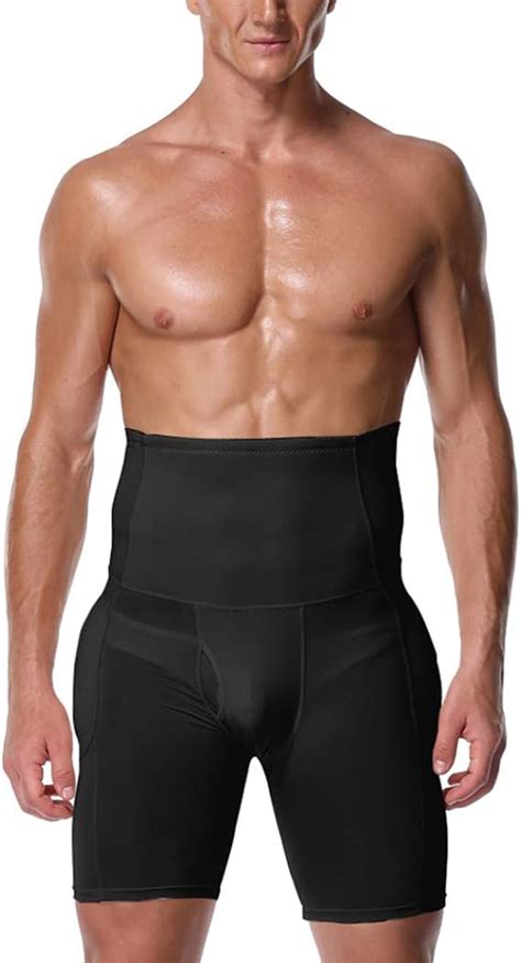 Missmao Body Gainant Amincissant Boxer Ventre Plat Homme Invisible