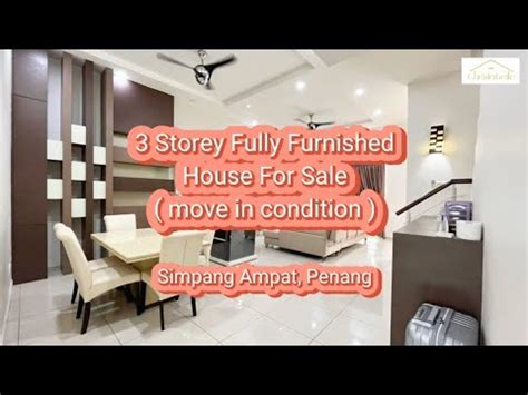 Triple Storey Terrace House For Sale In Simpang Ampat Taman Perdana