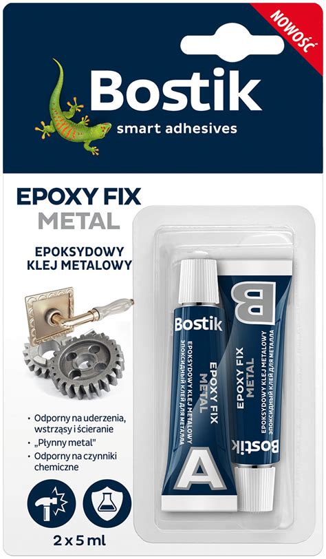 Klej Epoksydowy Metalowy 2 X 5ml Epoxy Fix Metal BOSTIK BOSTIK