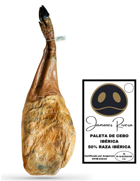 Paleta de Cebo Ibérica 50 raza ibérica Rivera