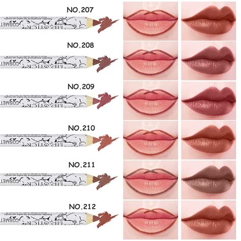 Ownest 12 Piece Lip Liner Pen Set Matte Nude Lip Liner Pencil Kit For High Pigment And Sexy