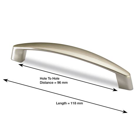 Hettich Dinia Zinc Stainless Steel Look Handle | Handlesfor99