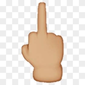 Emoji Whatsapp Png Fuck Edit Middle Finger Emoji Brown Transparent Png Vhv