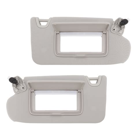 Car Interior Sun Visor Pair Left Right Side Grey Sun Visor Car Glare