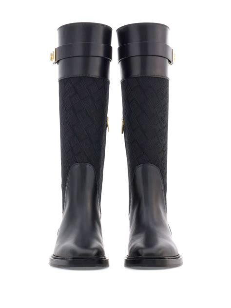 Ferragamo Hug Buckle Boots Black Farfetch