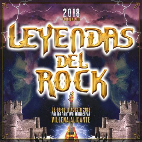 Cartel Completo Y Precios Definitivos Del Leyendas Del Rock