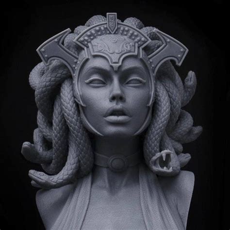 Medusa 3d Stl File Etsy