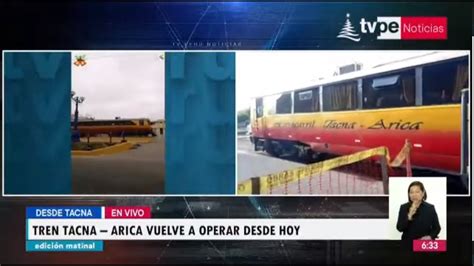 Reabren tren Tacna Arica luego de más de 2 años YouTube