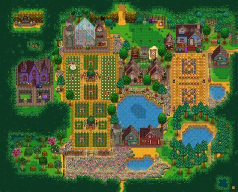 Pin By M On Video Games Stardew Valley Farm Layout Stardew Valley Farms