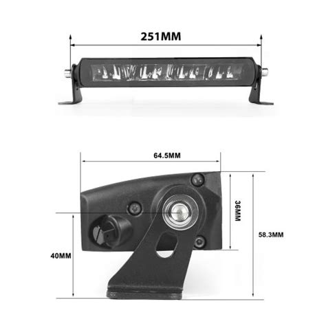 Barre Led Super Slim Gx Cm Fine Epaisseur