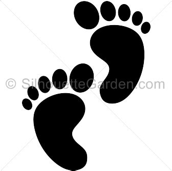 Baby Feet Silhouette - Free Clip Art, Printable, and Vector Downloads