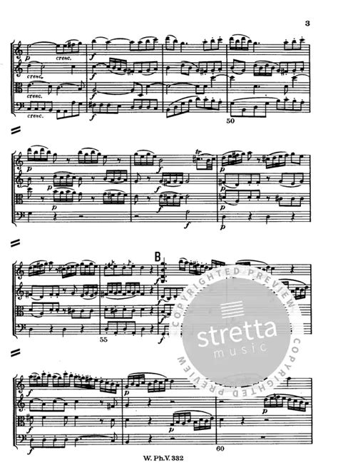 Streichquartett KV 465 Von Wolfgang Amadeus Mozart Im Stretta Noten