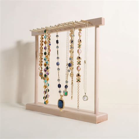 Amazon Gemeshou Medium Necklace Hanger Shelf With Copper Bars