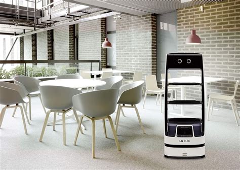 LG Unveils The CLOi ServeBot A Smart Service Robot Convenient For