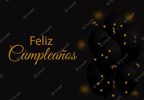 Premium Vector | Happy birthday in spanish