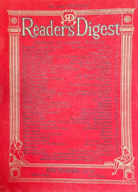 Readers Digest March 1937 At Wolfgangs