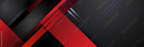 Black and red abstract banner background Stock Vector | Adobe Stock