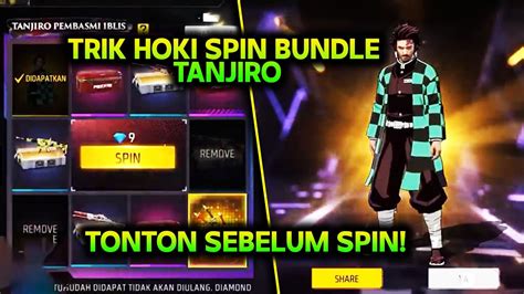 TRIK HOKI SPIN BUNDLE TANJIRO PEMBASMI IBLIS TERBARU FF YouTube